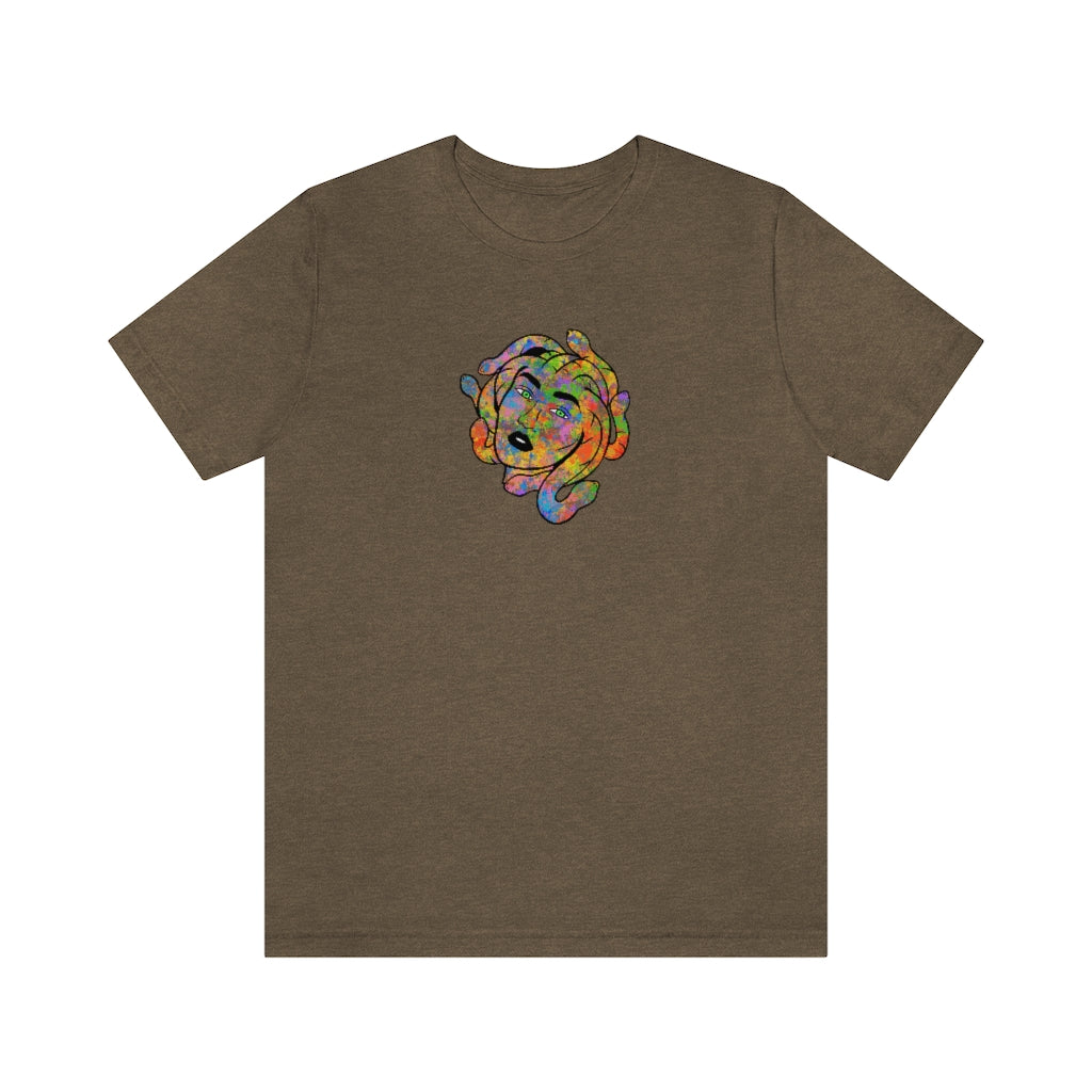 Medusa Rainbow Splatter Unisex Jersey Short Sleeve Tee ''' - Momma Resin
