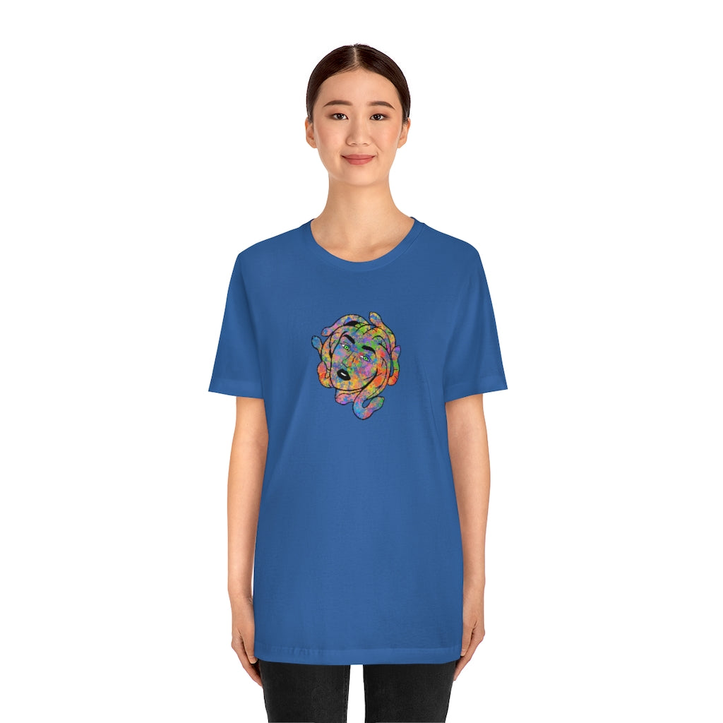 Medusa Rainbow Splatter Unisex Jersey Short Sleeve Tee ''' - Momma Resin