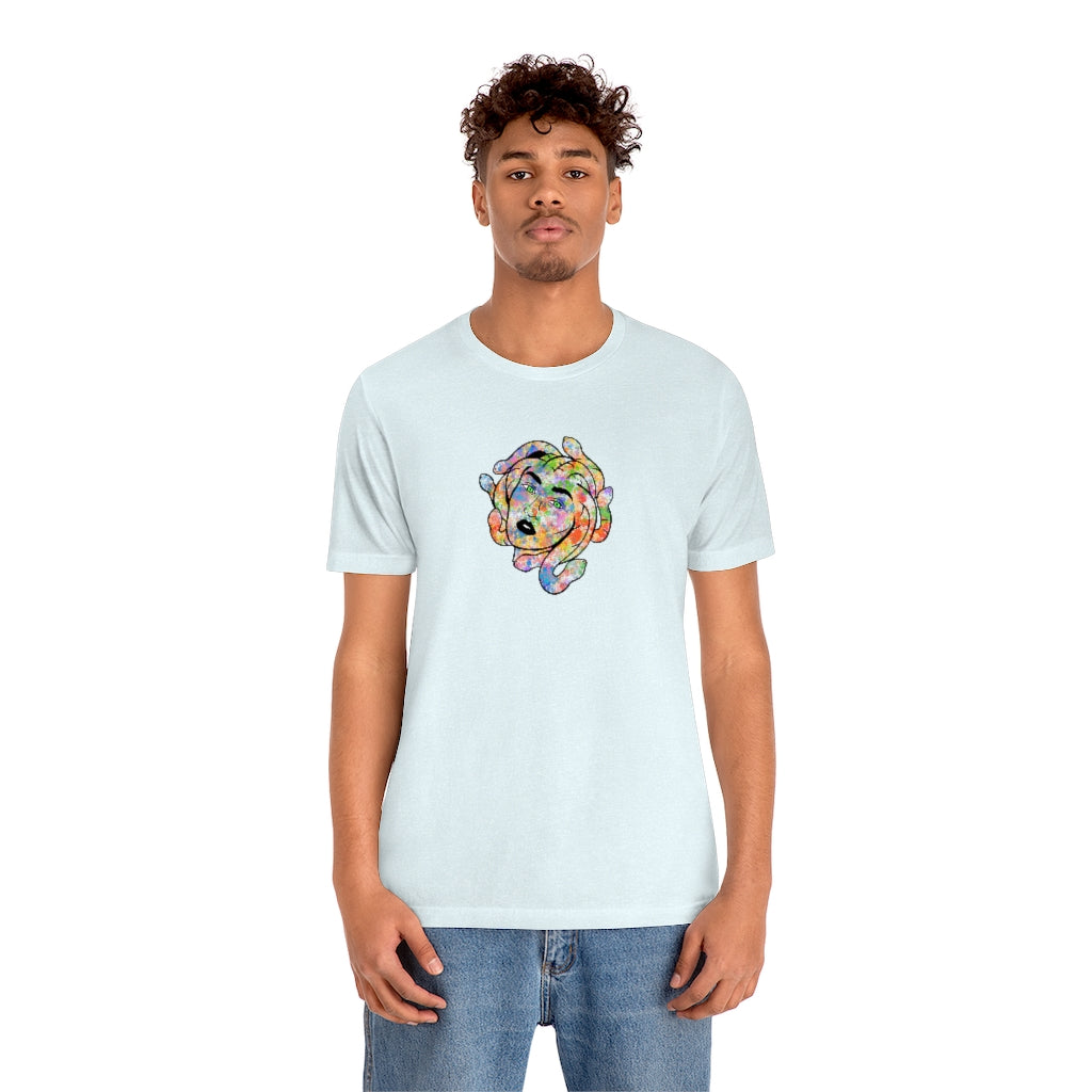 Medusa Rainbow Splatter Unisex Jersey Short Sleeve Tee ''' - Momma Resin