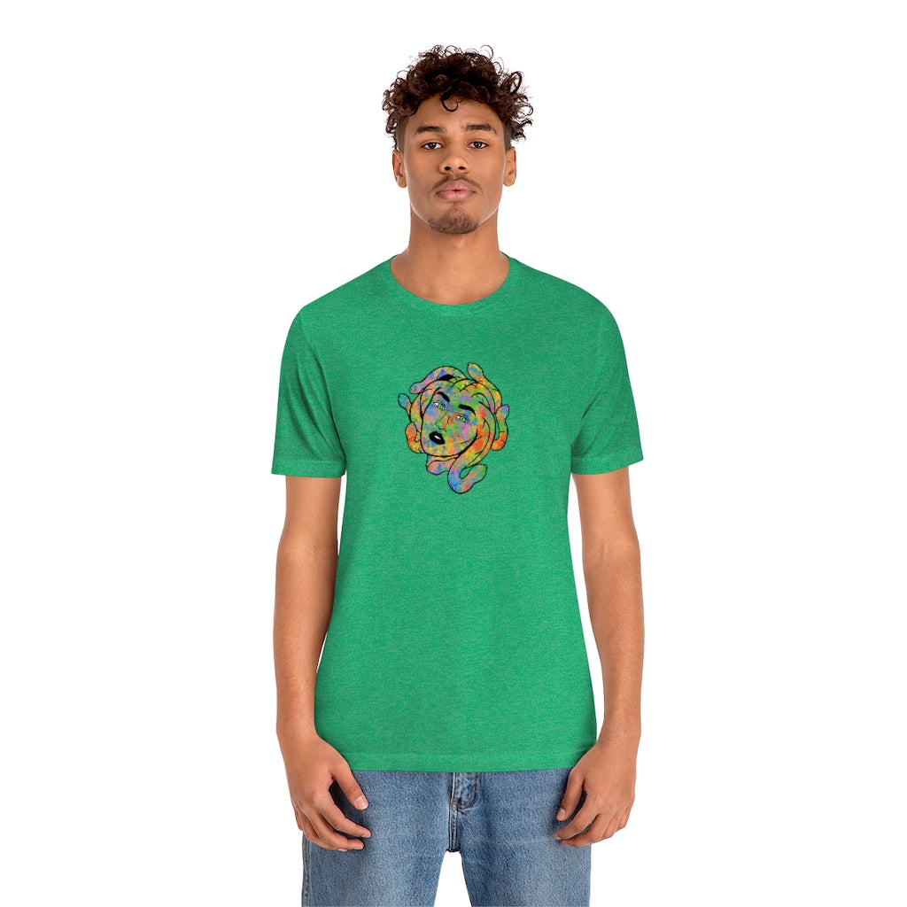 Medusa Rainbow Splatter Unisex Jersey Short Sleeve Tee ''' - Momma Resin