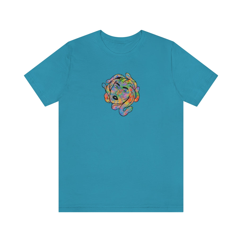 Medusa Rainbow Splatter Unisex Jersey Short Sleeve Tee ''' - Momma Resin