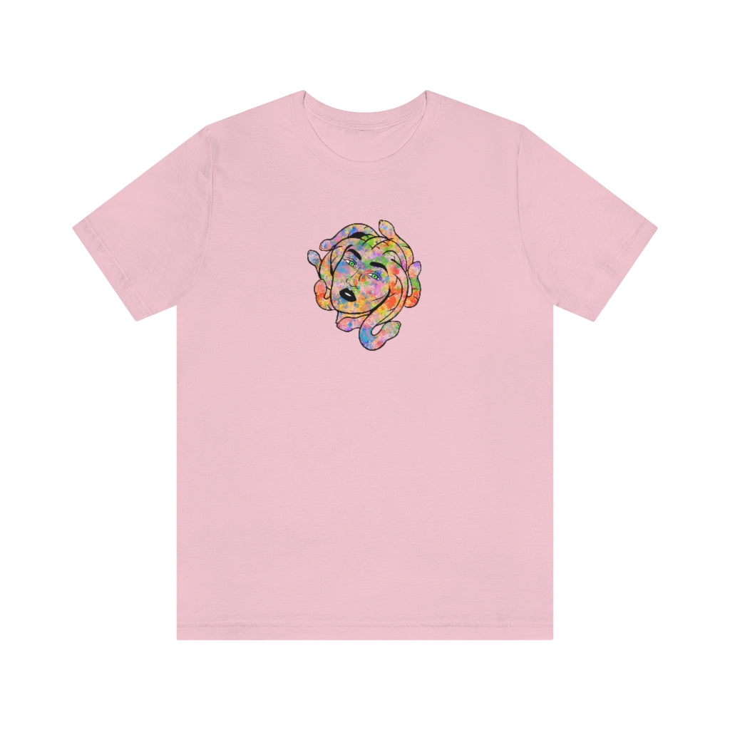 Medusa Rainbow Splatter Unisex Jersey Short Sleeve Tee ''' - Momma Resin