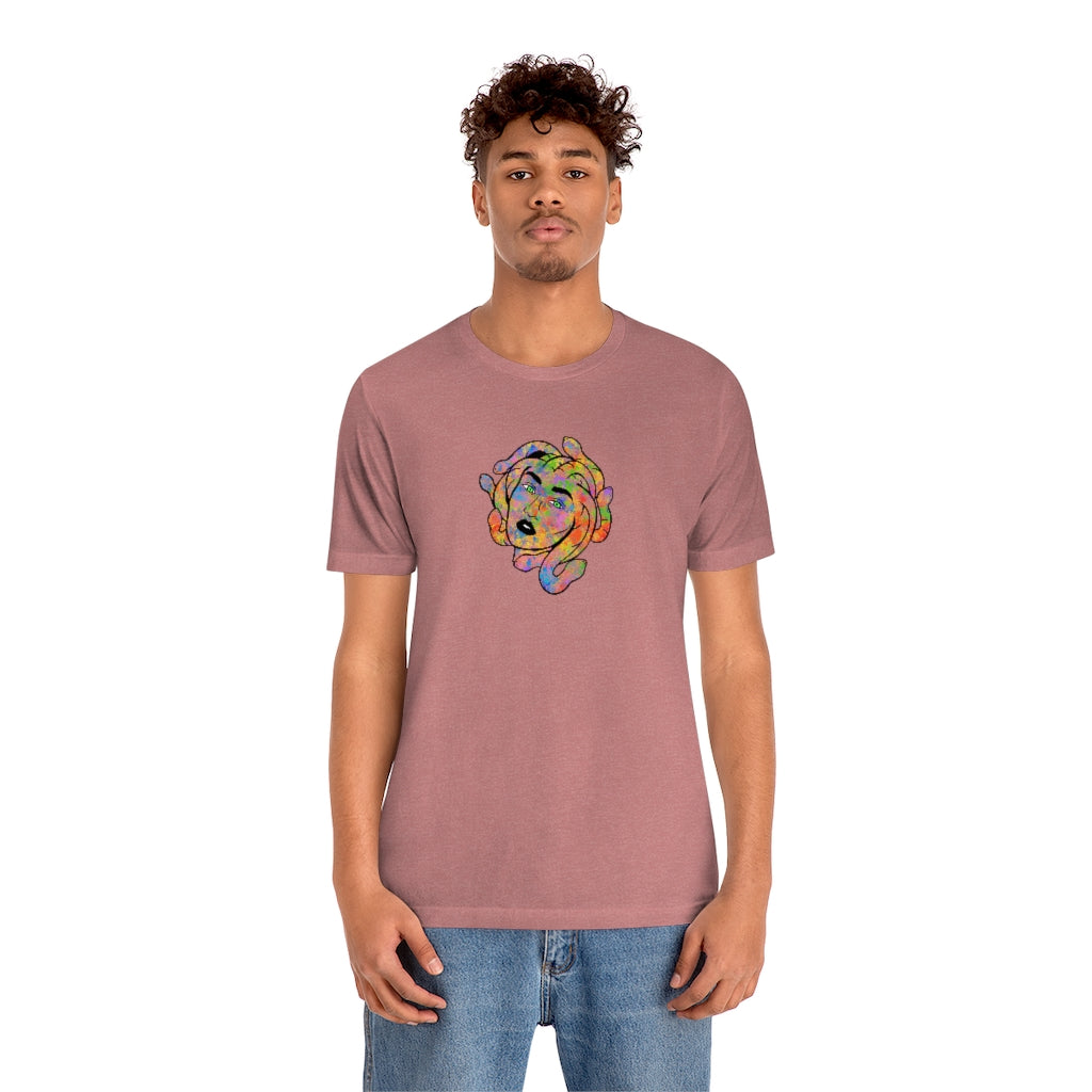 Medusa Rainbow Splatter Unisex Jersey Short Sleeve Tee ''' - Momma Resin