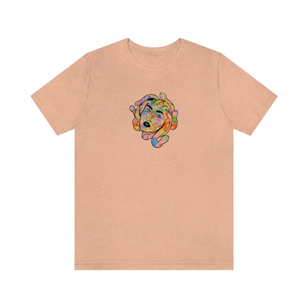 Medusa Rainbow Splatter Unisex Jersey Short Sleeve Tee ''' - Momma Resin