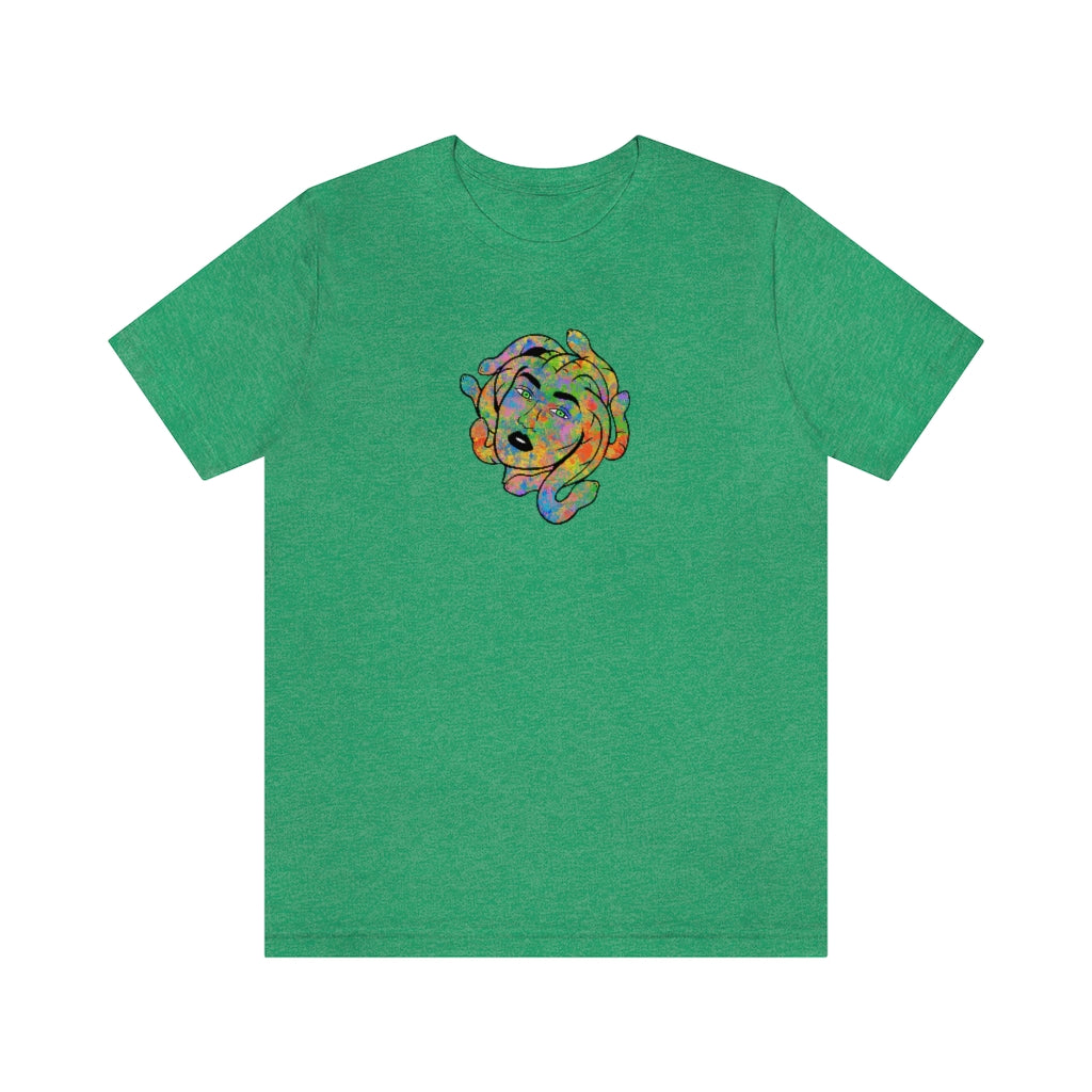 Medusa Rainbow Splatter Unisex Jersey Short Sleeve Tee ''' - Momma Resin