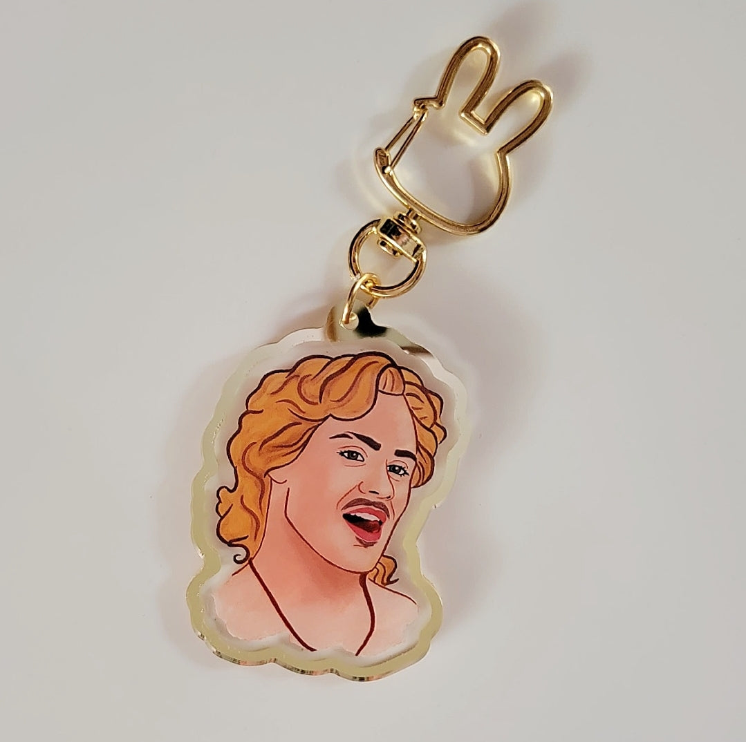 ST Stranger Billy Inspired Things Hargrove Acrylic Keychaincharm - Momma Resin