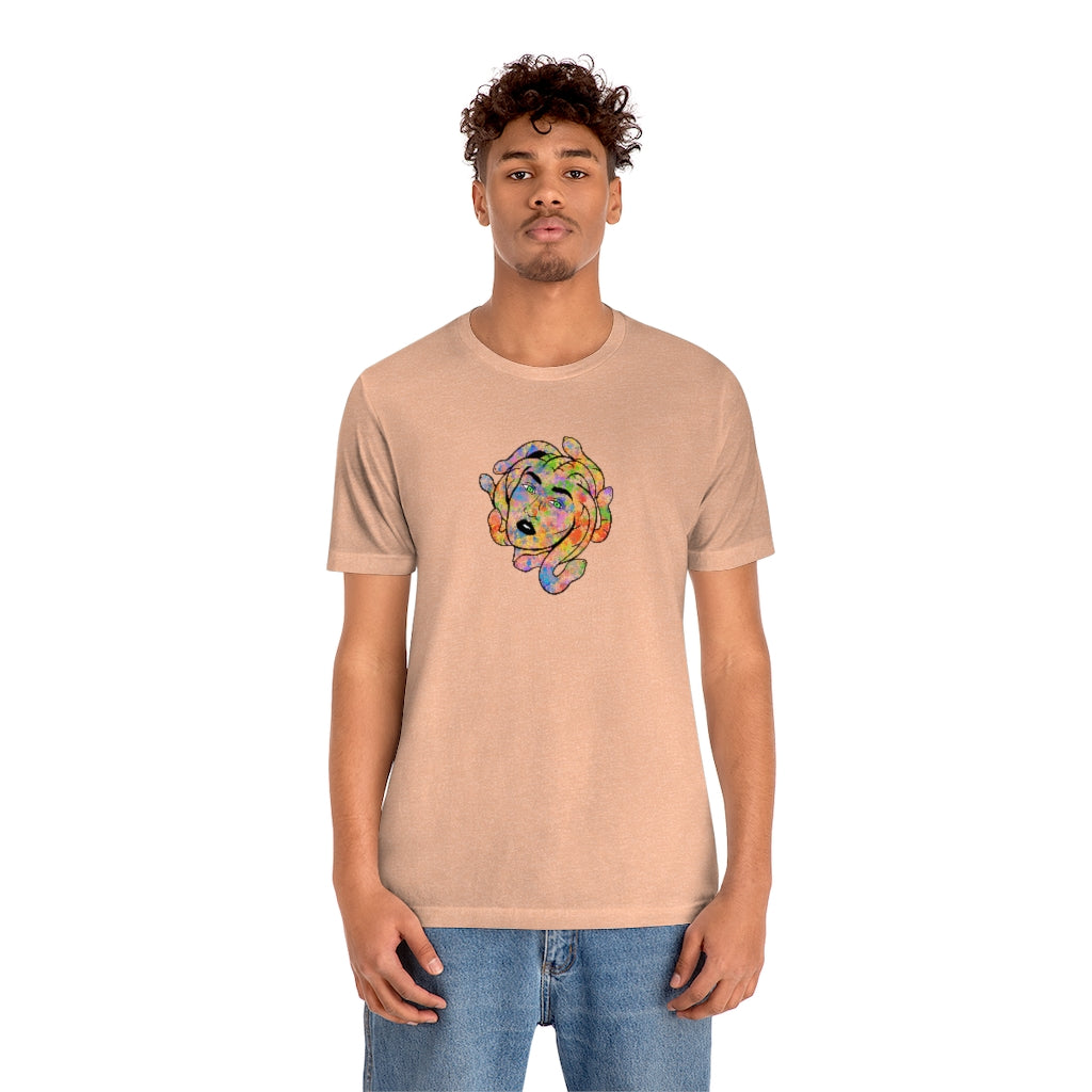 Medusa Rainbow Splatter Unisex Jersey Short Sleeve Tee ''' - Momma Resin