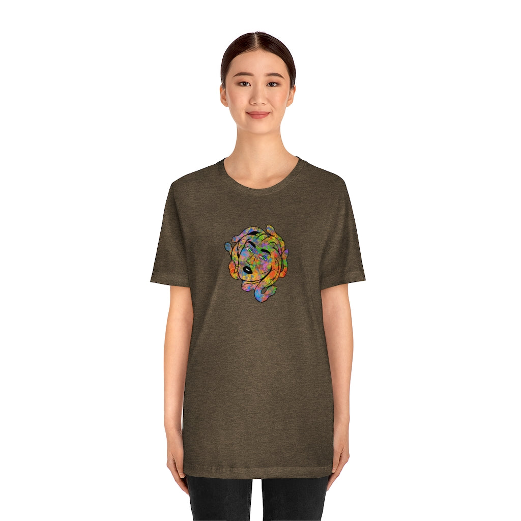 Medusa Rainbow Splatter Unisex Jersey Short Sleeve Tee ''' - Momma Resin