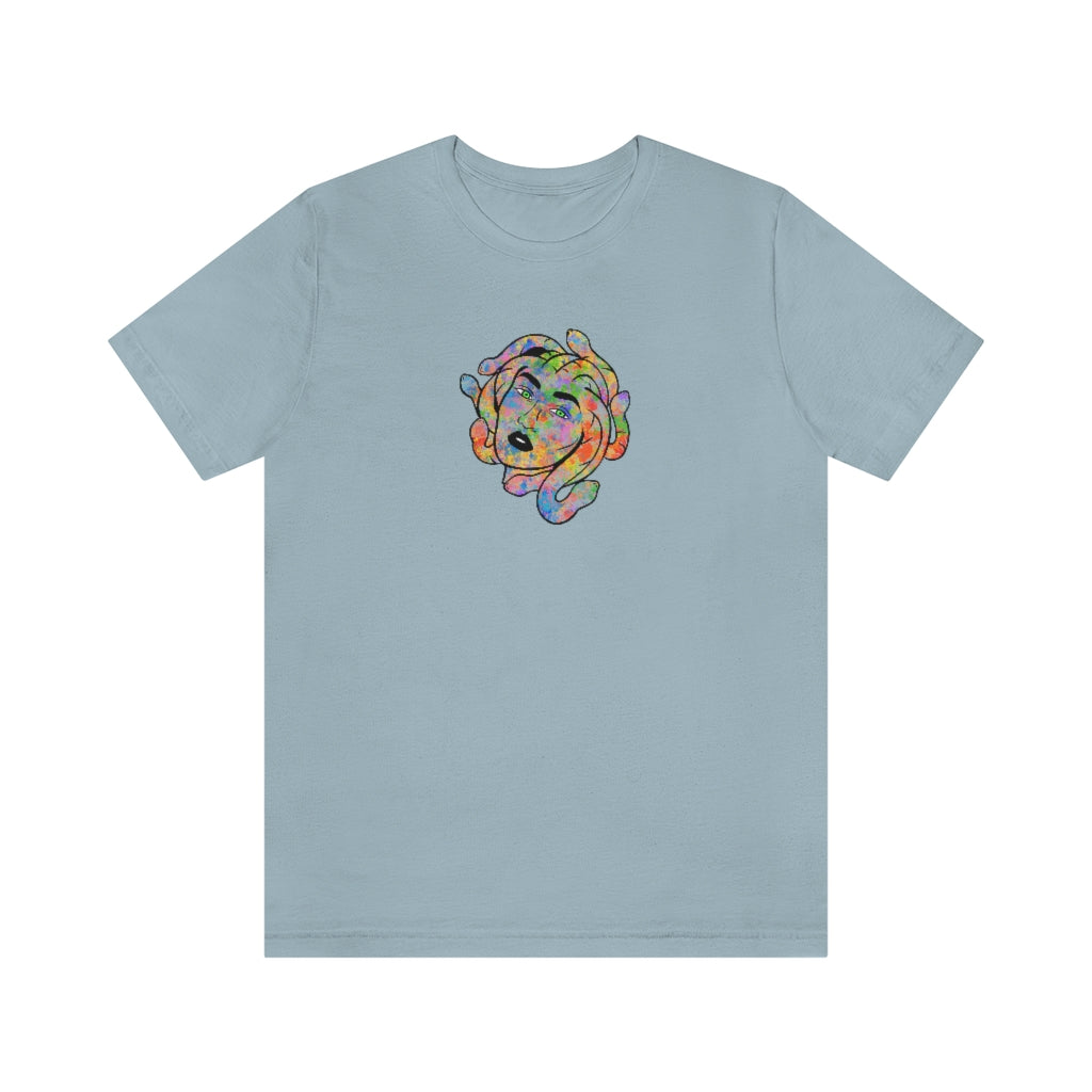 Medusa Rainbow Splatter Unisex Jersey Short Sleeve Tee ''' - Momma Resin