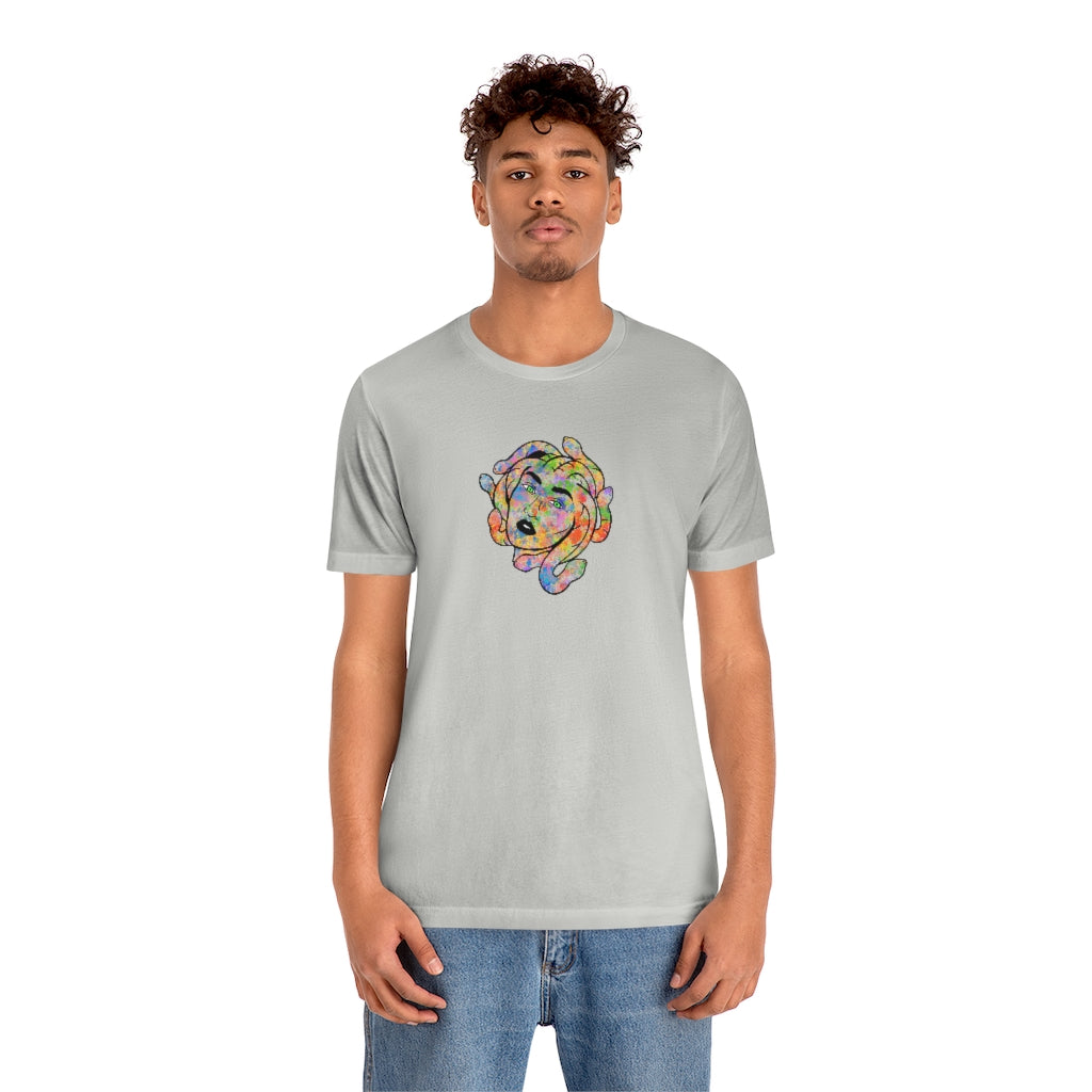 Medusa Rainbow Splatter Unisex Jersey Short Sleeve Tee ''' - Momma Resin