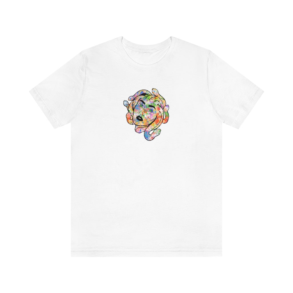Medusa Rainbow Splatter Unisex Jersey Short Sleeve Tee ''' - Momma Resin
