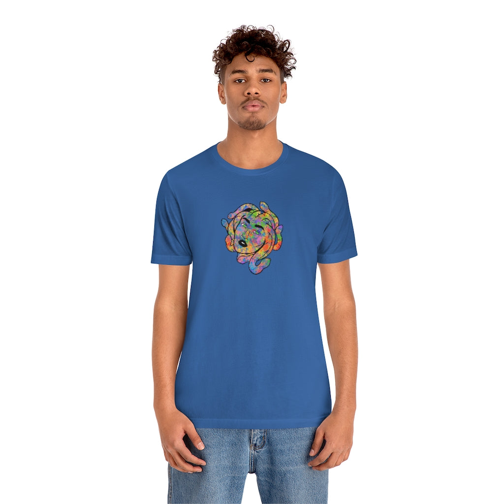 Medusa Rainbow Splatter Unisex Jersey Short Sleeve Tee ''' - Momma Resin