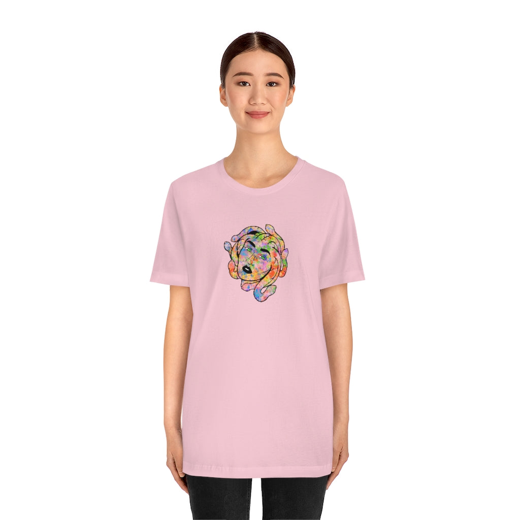 Medusa Rainbow Splatter Unisex Jersey Short Sleeve Tee ''' - Momma Resin