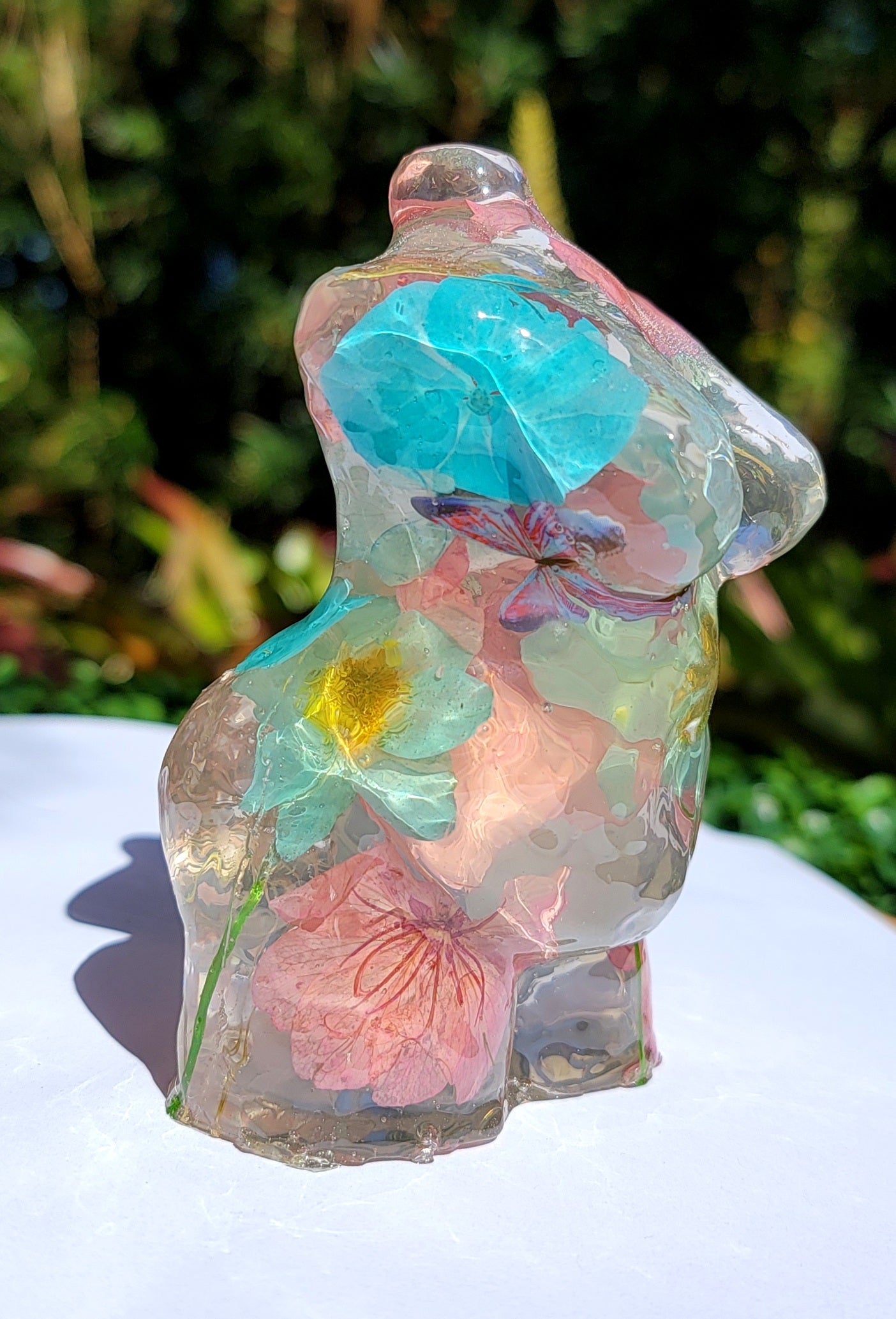 Plus Size Statue -Large-  -Cherry Blossom Garden- - Momma Resin