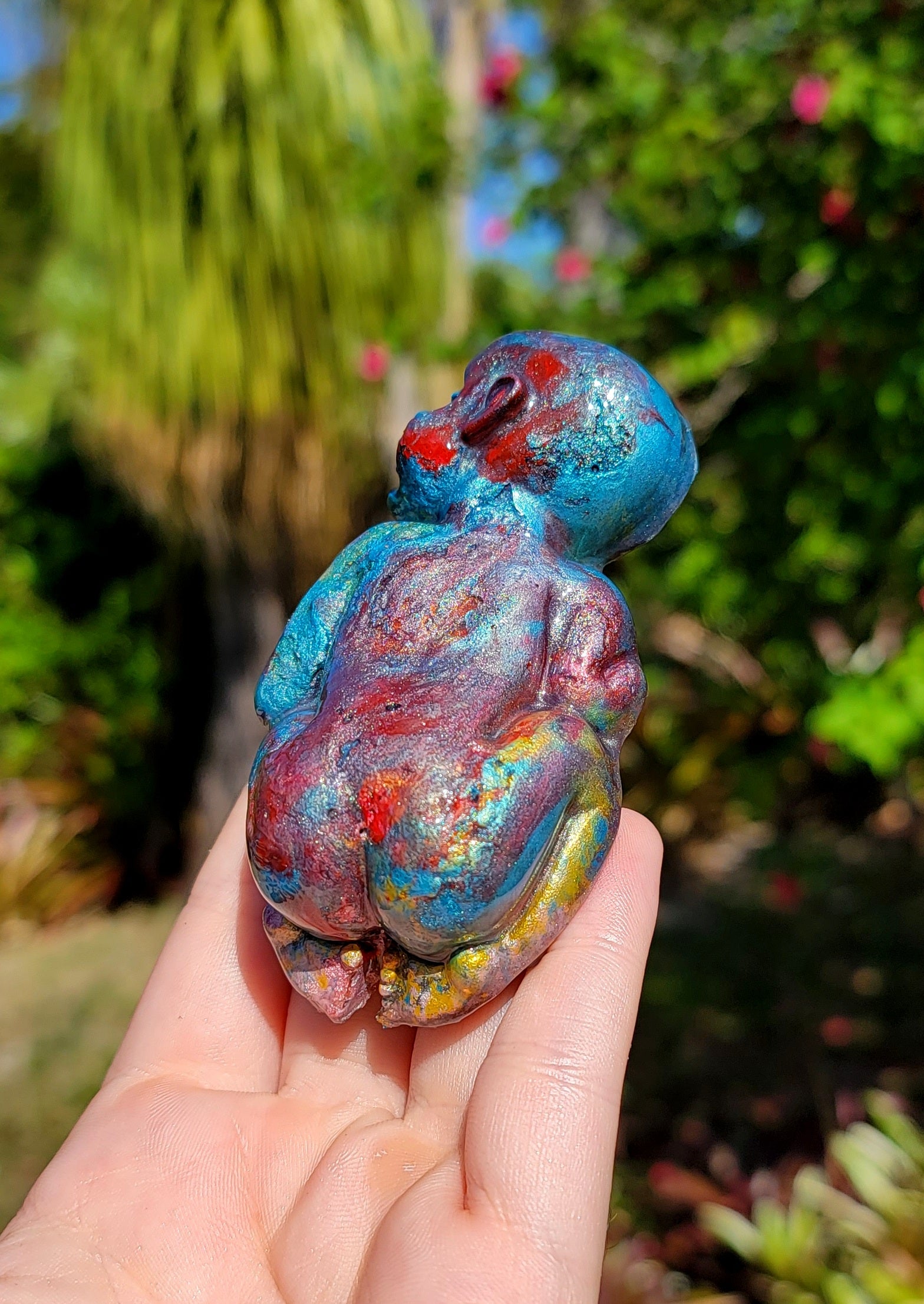 Sleeping Infant Statue - Momma Resin