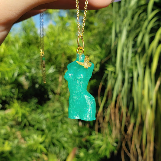 Butterfly Goddess Body Necklace - Momma Resin