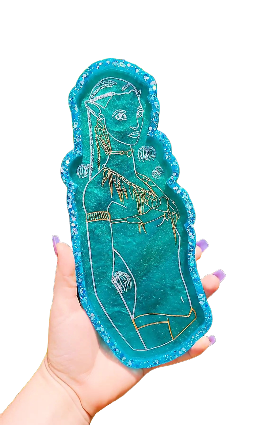 Neytiri from Avatar Decorative Tray - Momma Resin