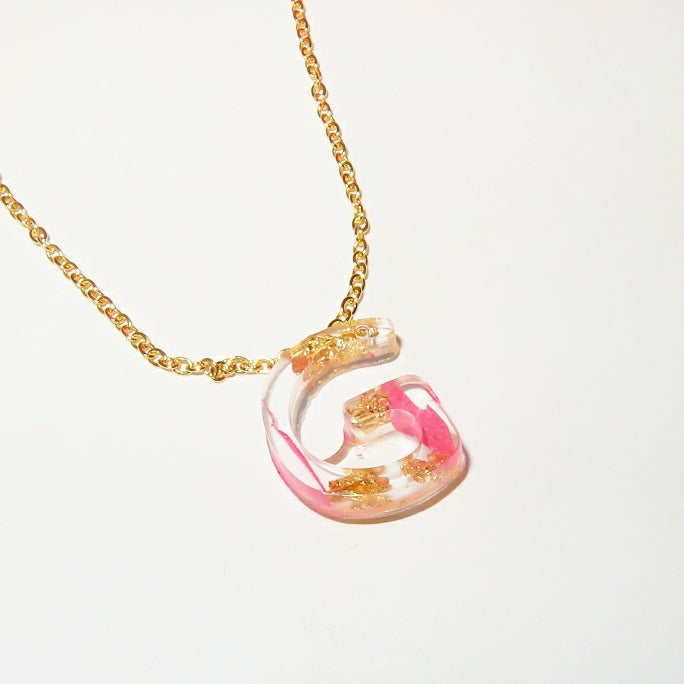 "G" Custom Initial Necklace - Momma Resin