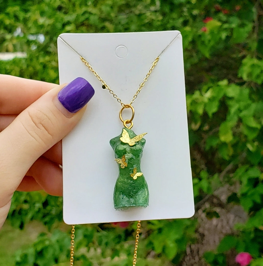 Goddess Body Necklace - Momma Resin