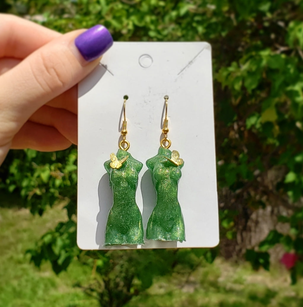 Goddess Body Earrings - Momma Resin