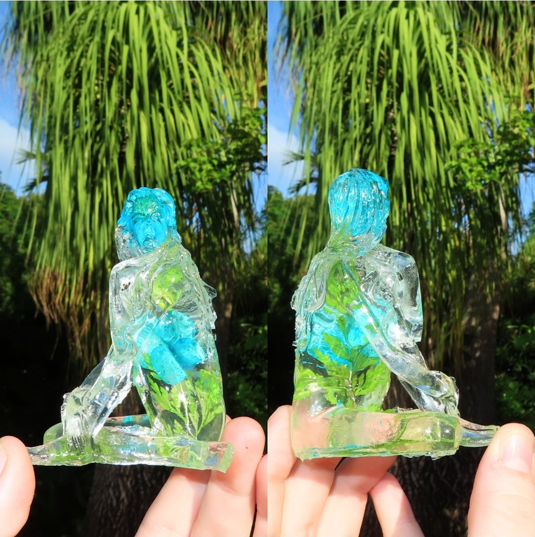 Sitting Goddess Statue - Momma Resin