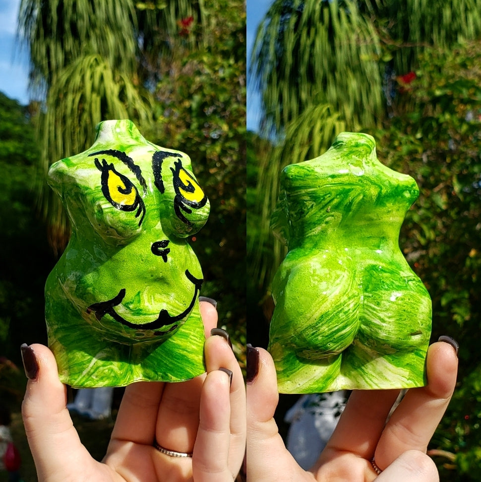 Marbled Grinch Plus Size Statue - Momma Resin