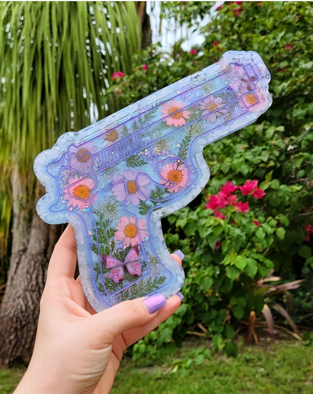 Resin Gun Decorative Tray - Momma Resin