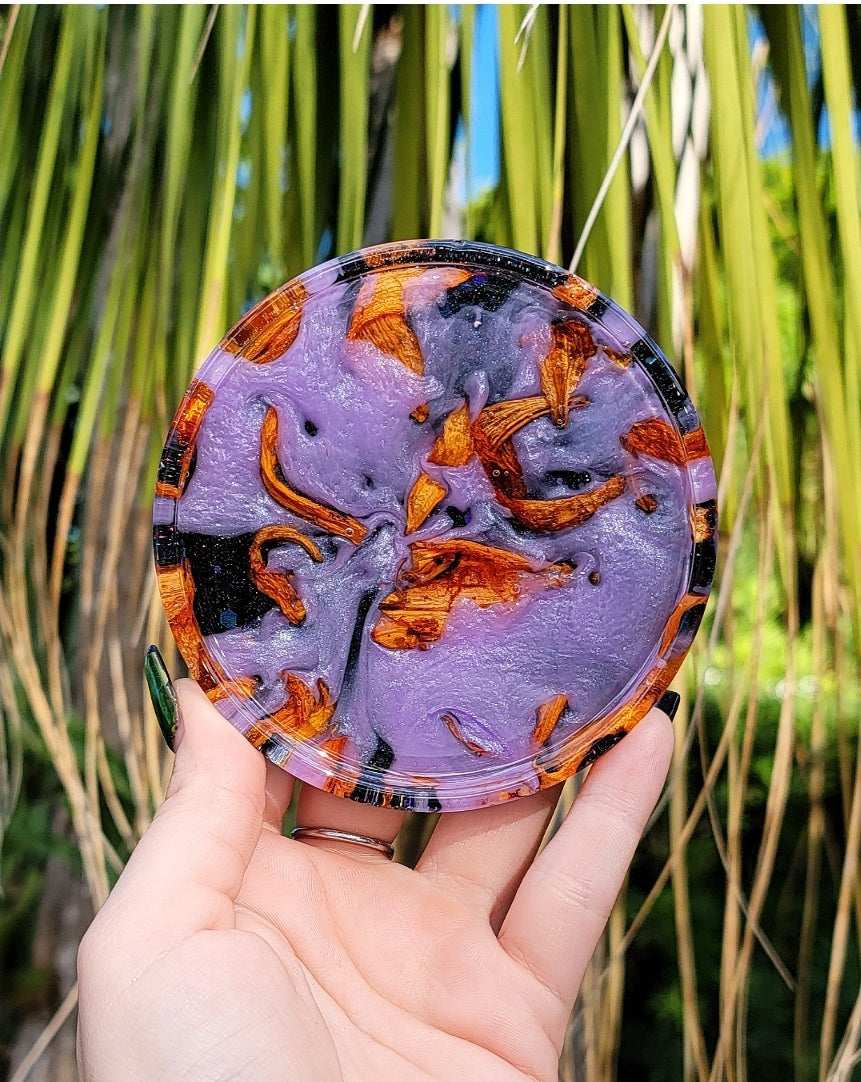 "Fall Groove" Coaster - Momma Resin