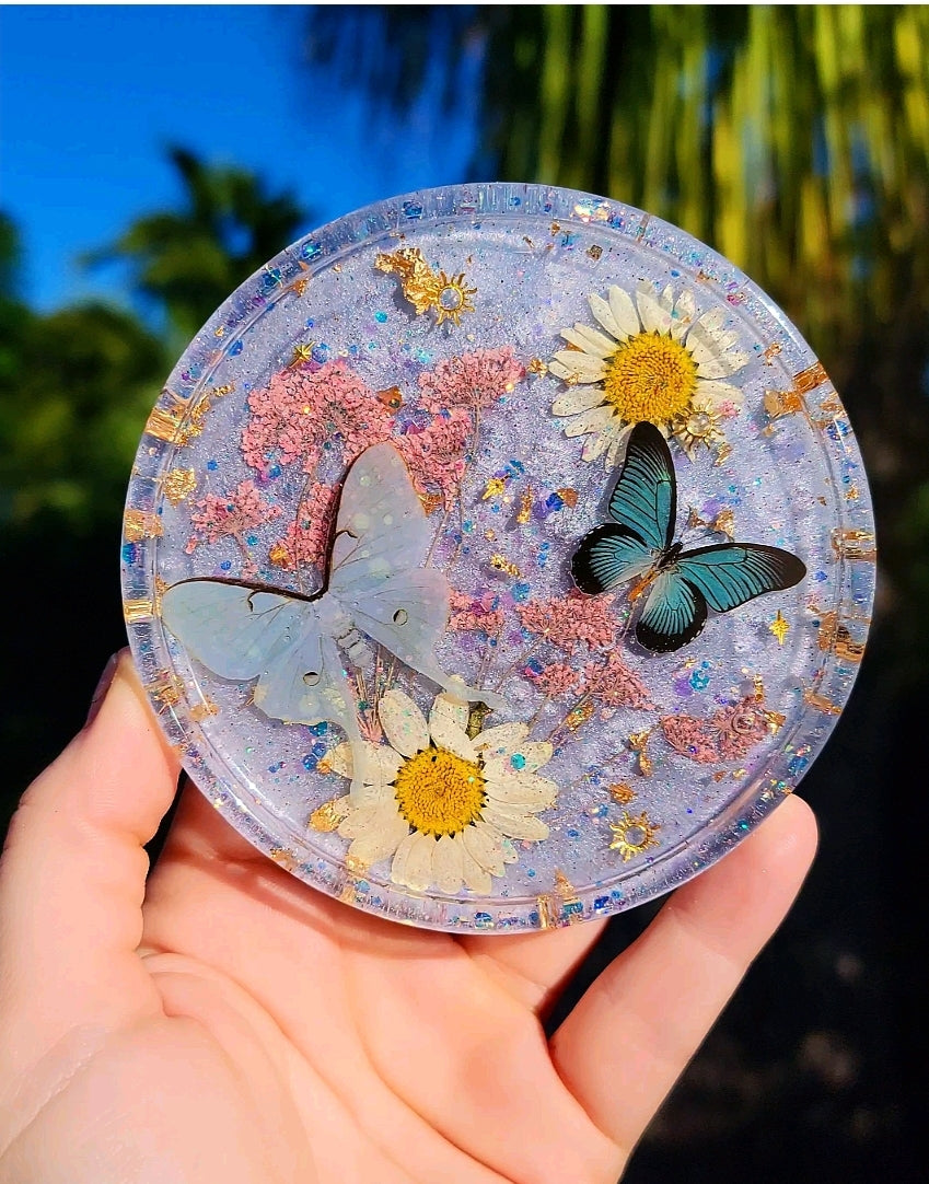 Dreamy Botanical Coaster - Momma Resin