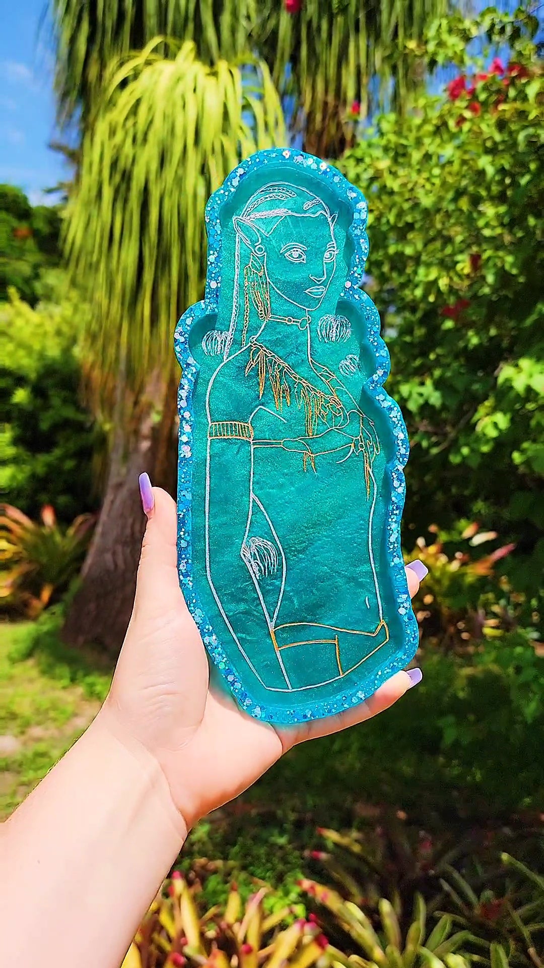 Neytiri from Avatar Decorative Tray - Momma Resin