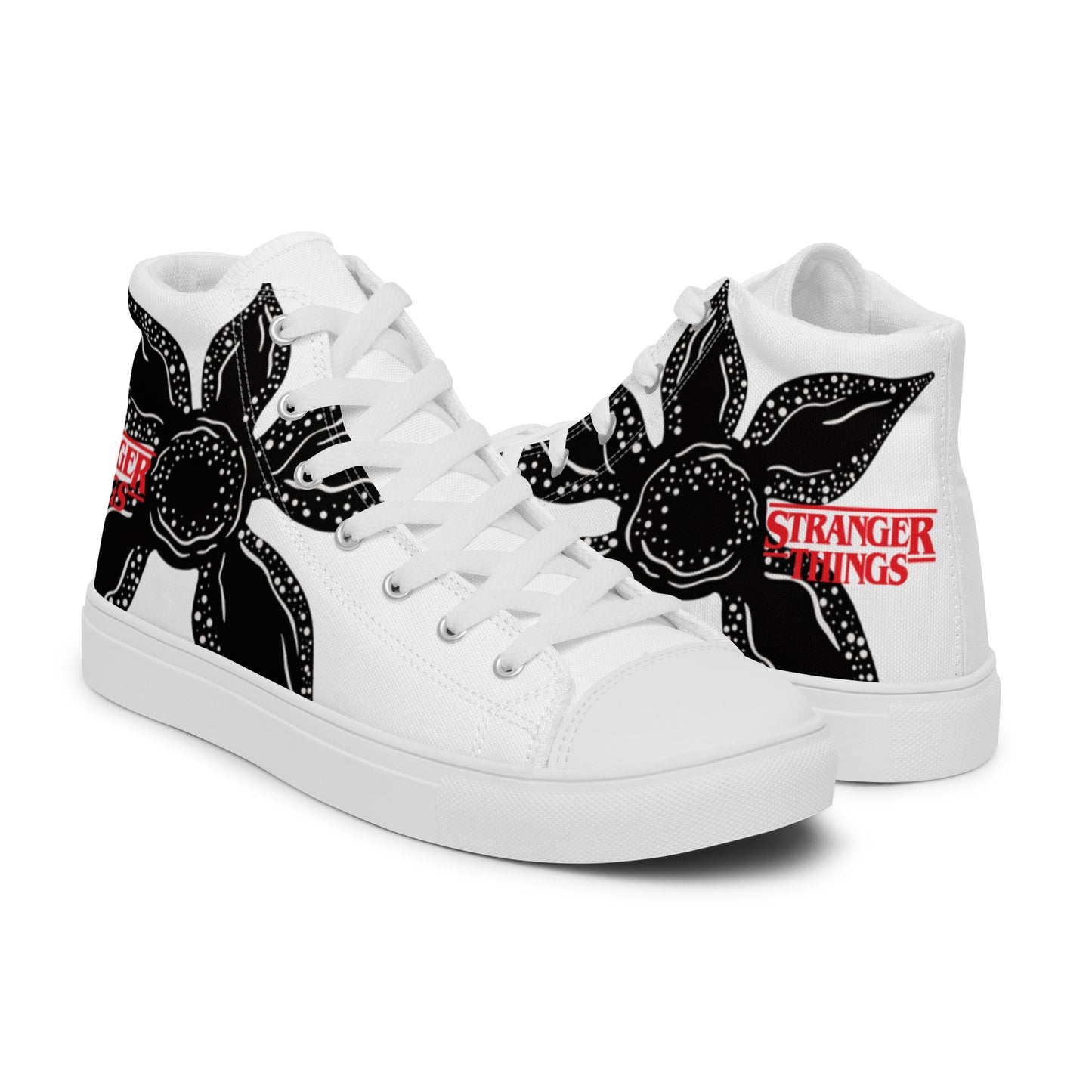 Women’s Stranger Demogorgon Things high top canvas shoes - Momma Resin